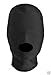 Blindfold Mask Spandex Padded Blindfold Eye Face Mask Open Mouth Hood Head Opening Balaclava Erotic Mask