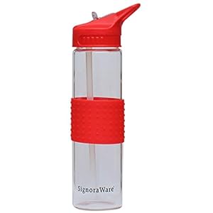 Signoraware Aqua Frost Bottle, 550 ML, Red
