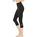Alo Yoga Women's High Waist Airbrush Capri, Black, Medium