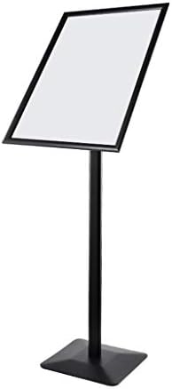 LXJJF Vertical Billboard Display Signage Poster Display Stand POP Display Stand Free Adjustment Screen Angle for Easy Painting (Color : Black, Size : A2)