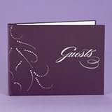 WMU - Purple Swirl Dots Guest Book