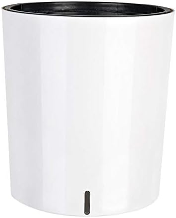 Self Watering Planter, Decorative Planter Pot Plant Containers White Round Flower Pots For Outdoor Or Indoor Plants Flowers, 36x32x29.5cm