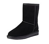 FINEJO Unisex Winter Warm Snow Half Boots Shoe