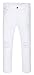 Boy’s Ripped Skinny Jeans Destroyed Stretch Slim Distressed Pants White 14