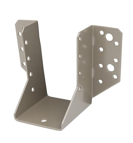 Alberts 821920 DURAVIS® Support U | type A | en beige perle, à couche duplex RAL 1035 | largeur libre 60 mm | hauteur 100 mm | kit de 25