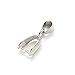 Linsoir Beads Metal Pinch Clip Bail Bead Pendant Connector Jewelry Findings Rhodium Plated 7X20mm Pack of 50