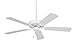 Emerson CF700WW Kathy Ireland Home Builder Ceiling Fan, 52 Inch | Traditional Fixture with 5 Reversible Blades and 4.5-inch Downrod | Light Kit Adaptable, 51 to 55 Inches, Appliance White
