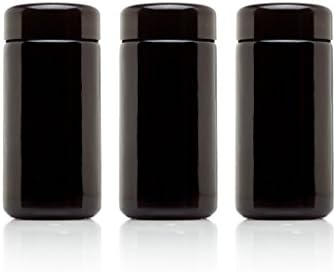 MIRON Violettglas 100ml Narrowmouth - Ultraviolet Storage Container | Airtight Smell Proof | Screw Top Jar (3)