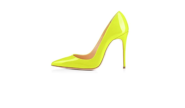 Sunshine - Zapatos de tacón para Mujer, Color Amarillo neón, Talla Grande,  10CM, 8 M US : Amazon.com.mx: Ropa, Zapatos y Accesorios