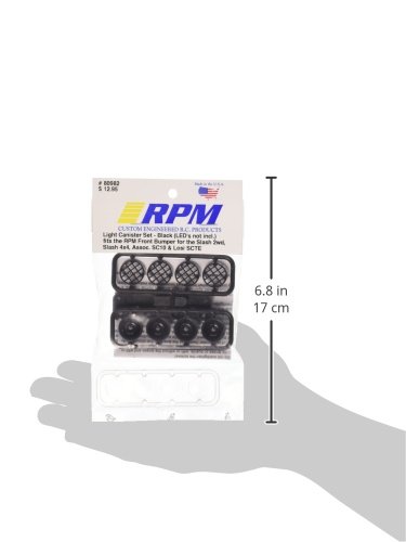 RPM Light Canister Set for RPM Slash and Nitro Slash Front Bumper, Black