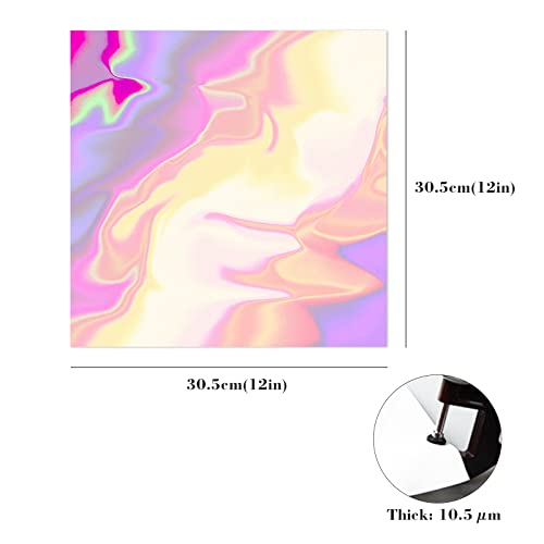 Victarvos Plotterfolien-Set 33 Stück für Starter, Vinylfolie Plotter Selbstklebend 30.5 x 30.5 cm für Cricut, Set mit 30 Plotterfolien und 3 Transferfolien, in 28 Farben