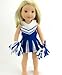 Blue Cheerleader for 14-inch Dolls - Fits 14 inch Dolls such as the Wellie Wishers
