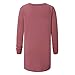 Moilant Women O-Neck T Shirt Cute Cartoon Print Tops Plus Size Casual Blouse Tunic Pinkthumb 3