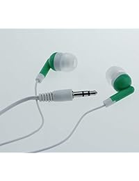 Wholesale Bulk Auriculares Auriculares 100 Pack para Iphone, Android, Reproductor de MP3 (gastos de envío por DHL), Verde