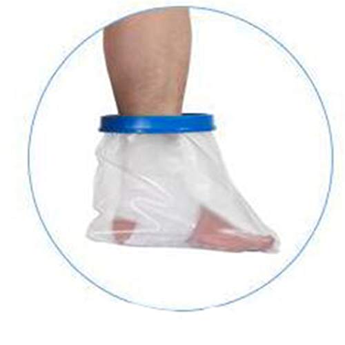 Foot Cast Protector for Shower Adult Cast Cover Bandage Dry Kepper Reusable Watertight Adult Keep Sand Out Keep New Tattoos Protector for Ankle Broken Surgery Foot Wound and Burns (Foot) - Thumbnail 5