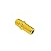 Mediabridge™ F81 Splice Connector - 3GHz Female to Female F-Type Coaxial Cable Extension - Gold-Plated - 5 Pack - (Part# CONN-F81G-5PK)