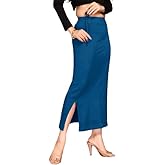 ALYNE Blended Saree Shapewear Petticoat for Women, Women's Blended FullElastic with Drawstring Saree Shapewear