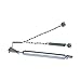 Ideal Security Pneumatic Lock for Screen Door with Chain, White (0.875-1.25 Inches)