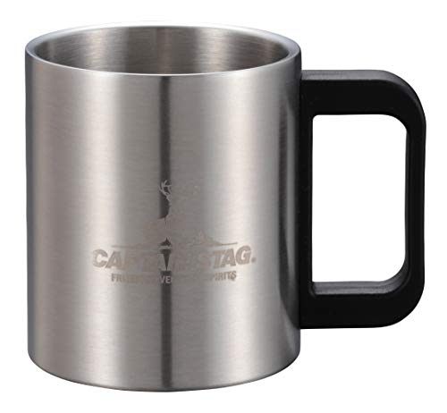 キャプテンスタッグ(CAPTAIN STAG) アウトドア コップ マグカップ マグ カップ タンブラー 350ml ダブルステンレス 中空二重構造 ステンレス製 NEWフリーダム UH-2012商品画像