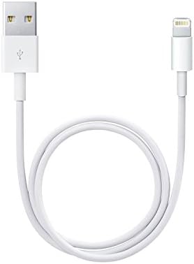 Lightning to USB Cable for Apple Iphone 7 / 6S / 6 Plus, iPhone SE, iPhone 5S 5C 5, iPad, iPod - 3.28 Feet ( 1 meter ), White