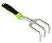 Hand Cultivator with Ergonomic Handle from Homegrown Garden Tools; Best for Turning Soil & Removing Weeds; Includes Burlap Tote Sack - Makes Great Gift