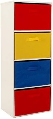 4 tier toy storage unit