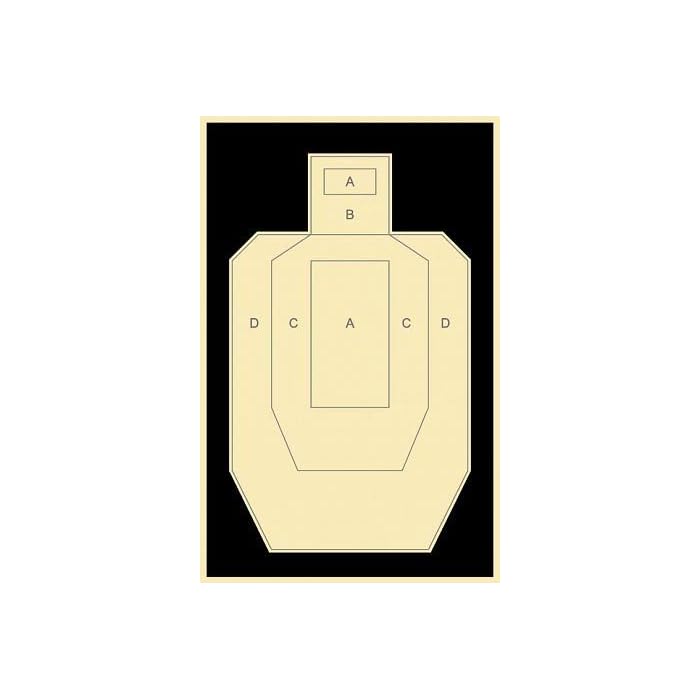 Buy Official USPSA/IPSC Cardboard Shooting Targets, Competition Torso