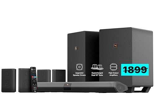 Nakamichi Shockwafe 9.2.4 Channel Soundbar System Dolby