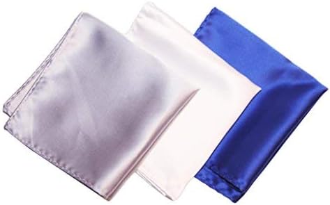 Men's Pocket Square for Coat Pocket - pack of 3 ( Multicolour , Free Size )