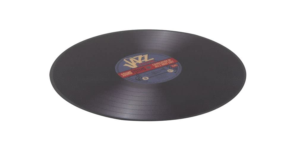 T'nB TSVINYLE2 Mouse Mat with Vinyl Record Design Black