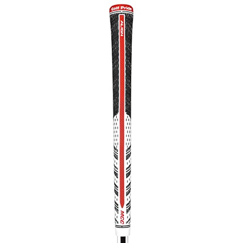 Golf Pride MCC Align New Decade MultiCompound Golf Grip, Align Standard, White/Red - //coolthings.us