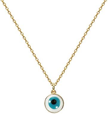 Vavily 18K Gold Plated Eye Pendant Necklace Dainty Third Eye
