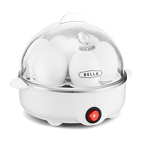 BELLA Rapid Electric Egg Cooker and Poacher with Auto Shut Off for