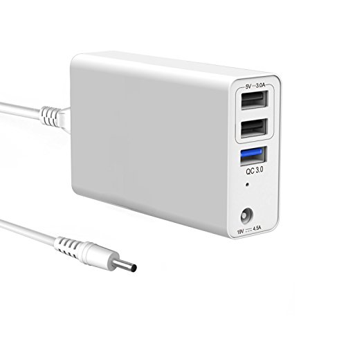 TAUPO 65W Laptop Charger [w/ 3 USB Ports] for Samsung-Series-9 Np900X 900X 940X Ativ Book Lite Plus np915s3g np940x3g xe700t1a np540u3c Chromebook xe500c21 np940x3l np900x4d