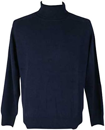 Amazon ファッズ カシミヤ100 タートルネック セーター 紺 メンズ Ll セーター 通販