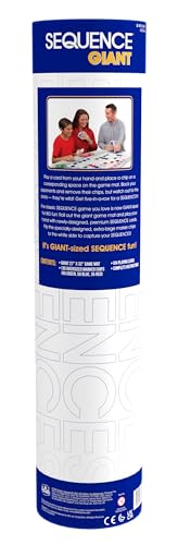 Jax Giant (aka Jumbo) SEQUENCE Game - Tube Edition with Cushioned Mat (27
