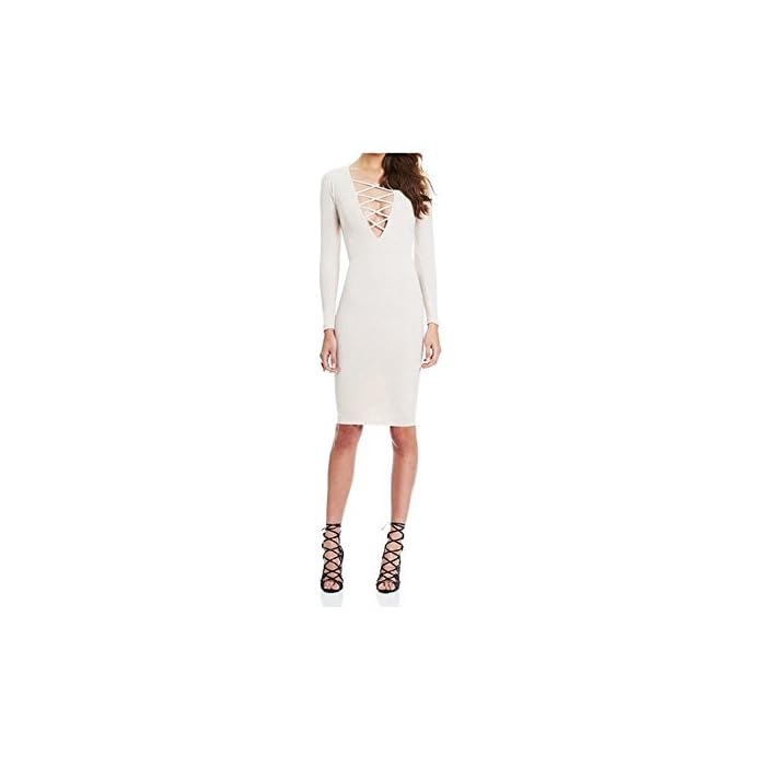 long sleeve bandage dress xl
