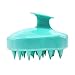 Shampoo Brush Hair Scalp Massager Siliscrub Hair Scalp Brush Scalp Massage Shampoo Brush Head Scrubber Scalp Care Brush (Green)