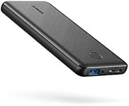 Anker Portable Charger, PowerCore Slim 10000 Power Bank, 10000mAh Battery Pack, High-Speed PowerIQ Charging Te
