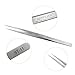 BEYELIAN Eyelash Extension Tweezers, Professional Lash Tweezers for Isolation and Classic Lashes, Stragiht Tip Stainless Steel Tweezers ST-11