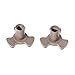 Forgun 2Pcs 17mm Microwave Oven Turntable Roller Guide Support Coupler Tray Shaft