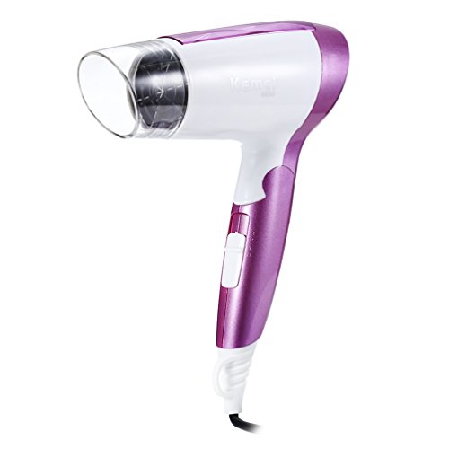 Pretty See Professional Hairdryer Folding Hair Dryer Mini Blow Dryer with Foldable Handle, Suitable for Household and Travel