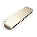 Satechi Aluminum Type-C USB 3.0 3-in-1 Combo Hub Adapter - 3 USB 3.0 Ports and Micro/SD Card Reader - Compatible with 2018 MacBook Air, 2018 iPad Air, 2015/2016/2017 MacBook 12-Inch and More (Gold)
