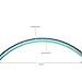 YOGABODY Jumbo Yoga Wheel, The Wonder Wheel, DVD and PDF Pose Chart Included, Teal/Blue