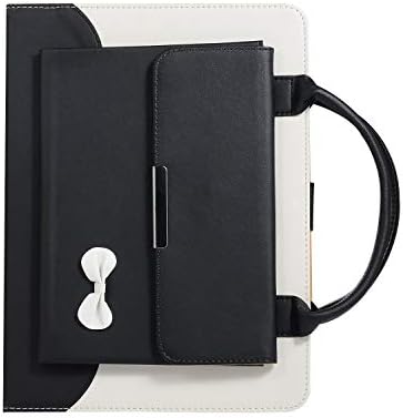 iPad Pro 11 inch 2018 Case,Miya Premium PU Leather Portable Magnetic Handbag Cute Bowknot Slim Shell Flip Stand Smart Wallet Case for Women Ladies Compatible Apple iPad Pro 11 inch 2018,Black