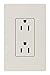 Lutron CAR-15-LA Claro 15-Amp Receptacle, Light Almond