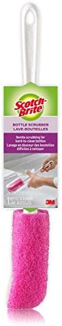 Scotch-Brite Bottle Scrubber, Cleans Hard to Reach Water Bottle Corners
