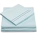 Cosy House Collection Everyday 1500 Series Bed Sheet Set - Ultra Soft & Cool Hotel Bedding - Deep Pocket - Wrinkle, Stain and Fade Resistant - 4 Piece Set (Queen, Baby Blue)