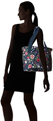 JuJuBe Encore Travel Diaper Tote Bag | Classic Collection | Lightweight, Everyday with Diaper Changing Pad | Midnight Posy, One Size