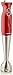 Ovente Multi Purpose Immersion Hand Blender with Detachable Stainless Steel Blades, 300 Watts, 2 Blending Speeds Stick Blender for Smoothies, Puree Baby Food, and Sauces, Red (HS580R)